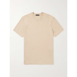 톰포드 TOM FORD Logo-Embroidered Lyocell and Cotton-Blend Jersey T-Shirt 1647597305717150