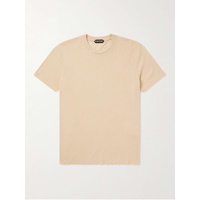 톰포드 TOM FORD Logo-Embroidered Cotton-Blend Jersey T-Shirt 1647597305717194