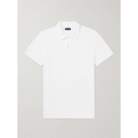 톰포드 TOM FORD Garment-Dyed Cotton-Pique Polo Shirt 1647597305730337