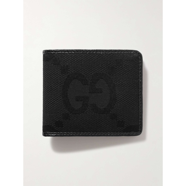 구찌 구찌 GUCCI Leather and Logo-Jacquard Wallet 1647597306220917