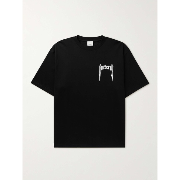 버버리 버버리 BURBERRY Logo-Print Cotton-Jersey T-Shirt 1647597306245456