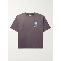 루드 RHUDE Logo-Print Cotton-Jersey T-Shirt 1647597306687678