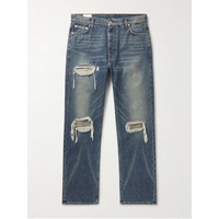 루드 RHUDE Straight-Leg Panelled Distressed Jeans 1647597306687690