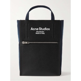 아크네 스튜디오 ACNE STUDIOS Baker Out Small Logo-Print Leather and Nylon Tote Bag 1647597306755425