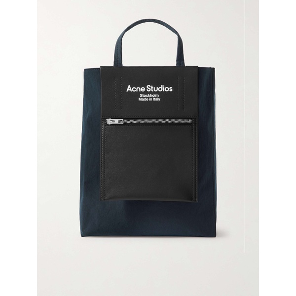 아크네스튜디오 아크네 스튜디오 ACNE STUDIOS Baker Out Logo-Print Leather and Nylon Tote Bag 1647597306755461
