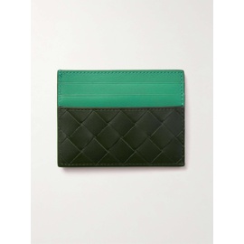 보테가 베네타 BOTTEGA VENETA Colour-Block Intrecciato Leather Cardholder 1647597307190949