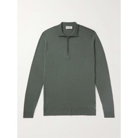 JOHN SMEDLEY Slim-Fit Merino Wool Half-Zip Sweatshirt 1647597307249083