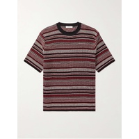 MR P. Striped Crochet-Knit Cotton T-Shirt 1647597307256744