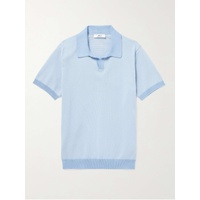 MR P. Honeycomb-Knit Cotton Polo Shirt 1647597307269468
