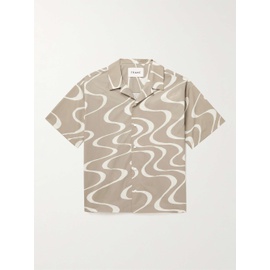 FRAME Camp-Collar Printed Organic Cotton Shirt 1647597307272795