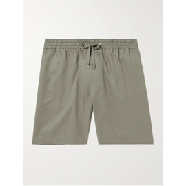 FRAME Wide-Leg TENCEL Lyocell and Cotton-Blend Twill Drawstring Shorts 1647597307272820