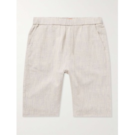 바레나 BARENA Agro Paris Straight-Leg Cotton and Linen-Blend Shorts 1647597307307435