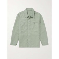 MR P. Garment-Dyed Cotton and Linen-Blend Twill Overshirt 1647597307307444