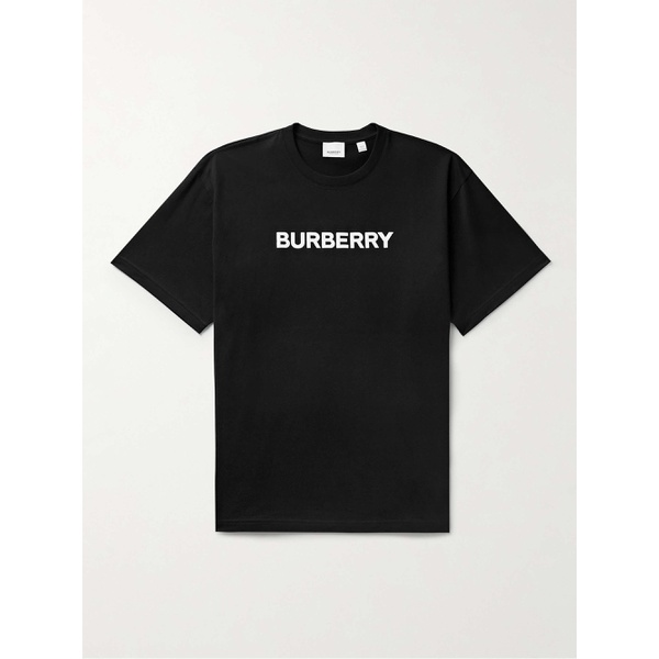버버리 버버리 BURBERRY Logo-Print Cotton-Blend Jersey T-Shirt 1647597307346532