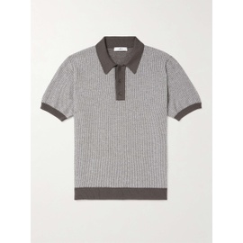 MR P. Open-Knit Merino Wool-Jacquard Polo Shirt 1647597307347080