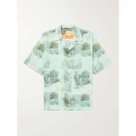 폴스미스 PAUL SMITH Convertible-Collar Printed Lyocell Shirt 1647597307354278