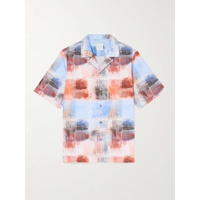 폴스미스 PAUL SMITH Convertible-Collar Printed Lyocell Shirt 1647597307354285