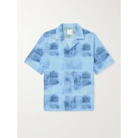 폴스미스 PAUL SMITH Convertible-Collar Printed Lyocell Shirt 1647597307354291