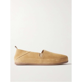 MULO Collapsible-Heel Suede Loafers 1647597307381889
