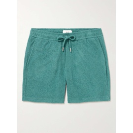 MR P. Straight-Leg Organic Cotton-Terry Drawstring Shorts 1647597307393265