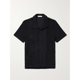 MR P. Camp-Collar Cotton-Terry Shirt 1647597307393272