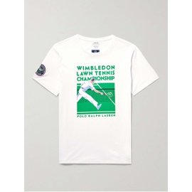 폴로 랄프 로렌 POLO RALPH LAUREN Wimbledon Logo-Appliqued Printed Cotton-Jersey T-Shirt 1647597307407948