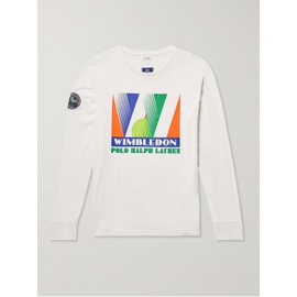 폴로 랄프 로렌 POLO RALPH LAUREN Wimbledon Appliqued Logo-Print Cotton-Jersey T-Shirt 1647597307407977