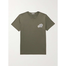 몽클레어 MONCLER Logo-Appliqued Cotton-Jersey T-shirt 1647597307463402