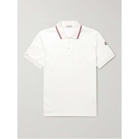 몽클레어 MONCLER Logo-Embossed Contrast-Tipped Cotton-Pique Polo Shirt 1647597307463552