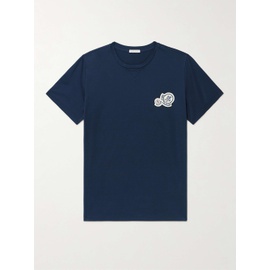몽클레어 MONCLER Logo-Appliqued Cotton-Jersey T-Shirt 1647597307463573