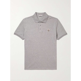 몽클레어 MONCLER Logo-Appliqued Cotton-Pique Polo Shirt 1647597307463631