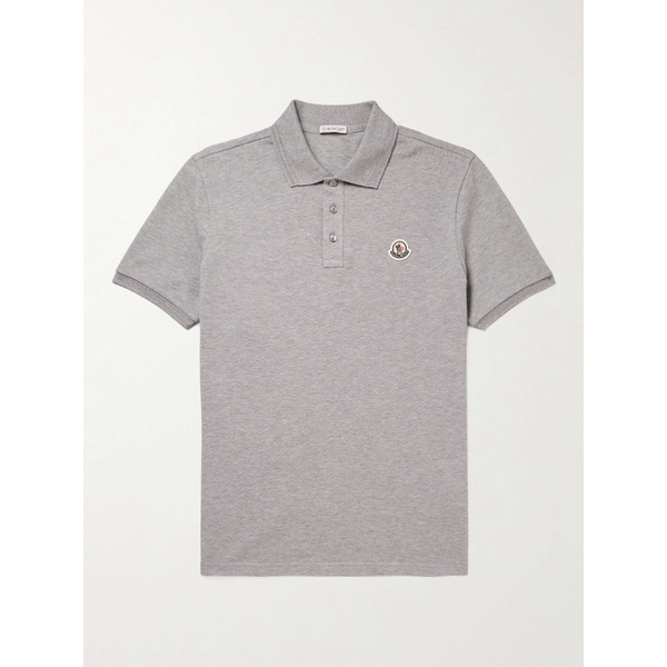 몽클레어 몽클레어 MONCLER Logo-Appliqued Cotton-Pique Polo Shirt 1647597307463631