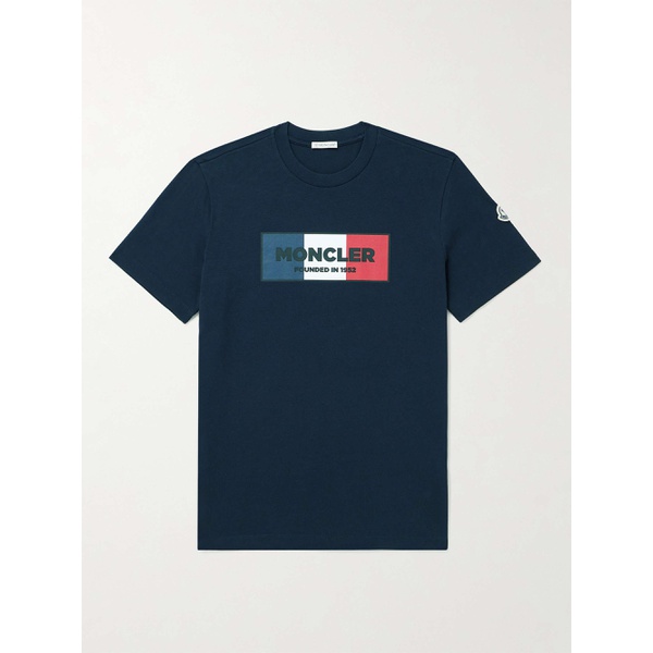 몽클레어 몽클레어 MONCLER Slim-Fit Logo-Print Cotton-Jersey T-Shirt 1647597307463686