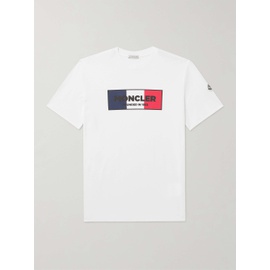 몽클레어 MONCLER Slim-Fit Logo-Print Cotton-Jersey T-Shirt 1647597307472111