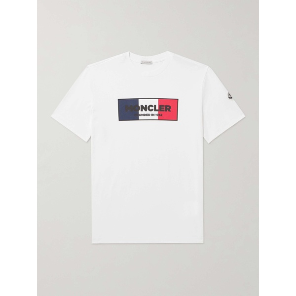 몽클레어 몽클레어 MONCLER Slim-Fit Logo-Print Cotton-Jersey T-Shirt 1647597307472111