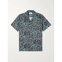 MR P. Stella Camp-Collar Printed Cotton-Poplin Shirt 1647597307476045