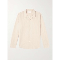 MR P. Convertible-Collar Striped Cotton and Linen-Blend Voile Shirt 1647597307476049
