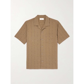 MR P. Convertible-Collar Cotton-Seersucker Shirt 1647597307476061