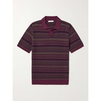 MR P. Striped Cotton Polo Shirt 1647597307591058