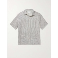 OLIVER SPENCER Cuban Striped Linen-Twill Shirt 1647597307683213