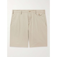 INCOTEX Slim-Fit Straight-Leg Stretch-Cotton Poplin Bermuda Shorts 1647597307707964
