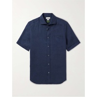 INCOTEX Cutaway-Collar Linen Shirt 1647597307708244