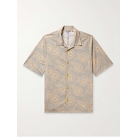 NN07 Ole 5210 Camp-Collar Printed Cotton and Linen-Blend Shirt 1647597308046568