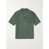 FRESCOBOL CARIOCA Angelo Camp-Collar Linen Shirt 1647597308118016