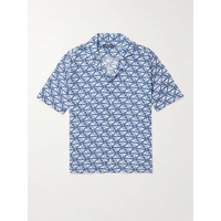 FRESCOBOL CARIOCA Roberto Camp-Collar Printed Linen Shirt 1647597308119008
