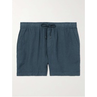 JAMES PERSE Straight-Leg Garment-Dyed Linen Drawstring Shorts 1647597308220019