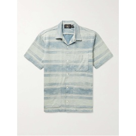 RRL Convertible-Collar Striped Slub Cotton-Jersey Shirt 1647597308232887