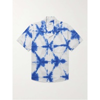 CORRIDOR Sunrise Camp-Collar Tie-Dyed Cotton-Voile Shirt 1647597308233253