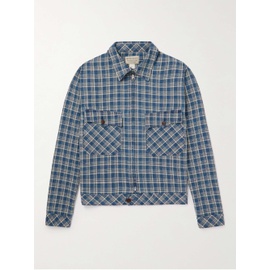 RRL Shorewood Slim-Fit Checked Linen and Cotton-Blend Bomber Jacket 1647597308234068