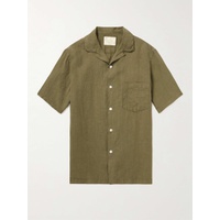 PORTUGUESE FLANNEL Camp-Collar Linen Shirt 1647597308267952